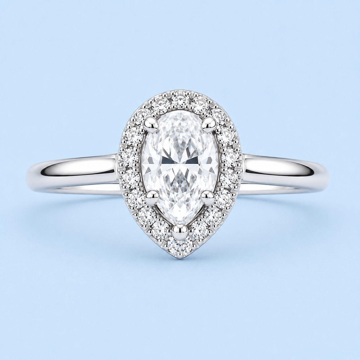 Silver 925 Marquise-Shaped Ring