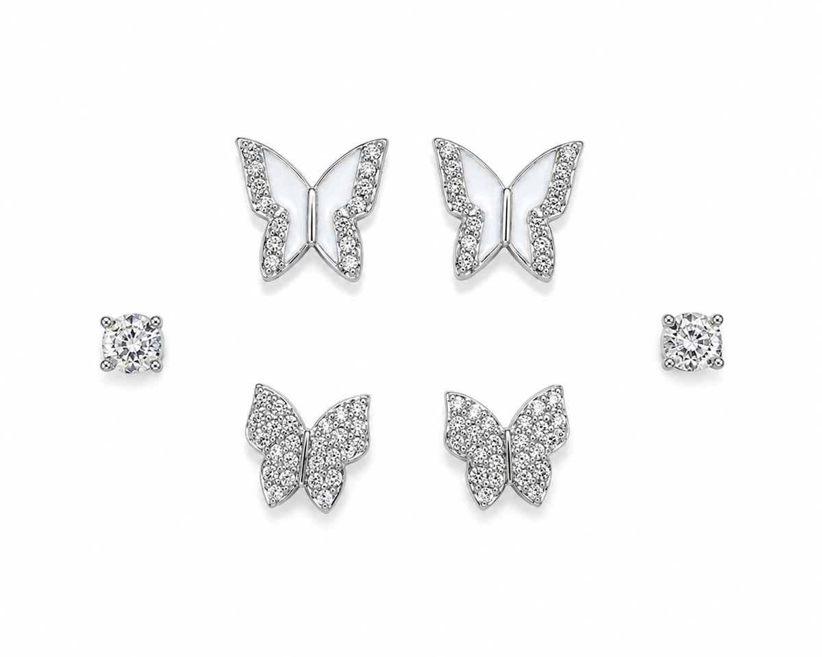 Silver 925 Earrings Studs