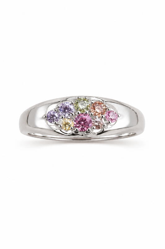 Multicolored Gemstone Ring