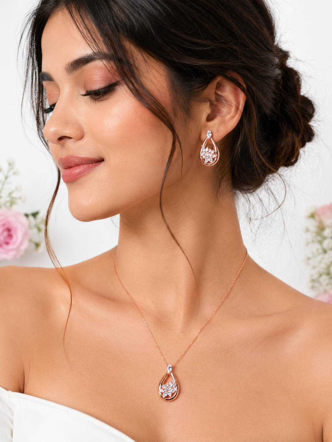Silver 925 Heavy Pendant Set