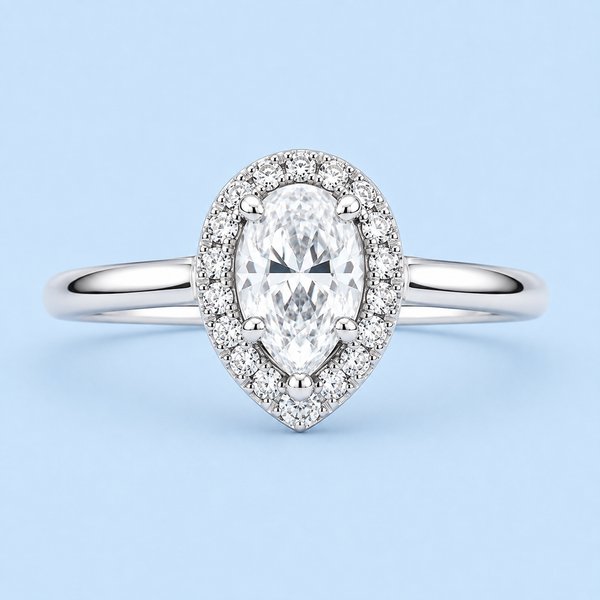 Silver 925 Marquise-Shaped Ring