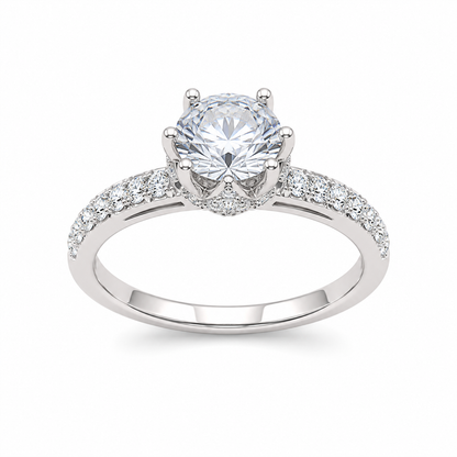 Silver 925 Solitaire Engagement Ring