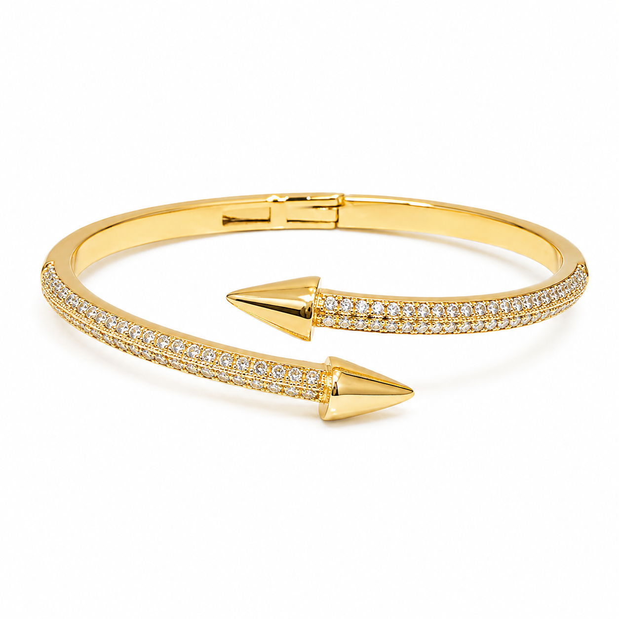 A Gold-Tone Arrow Cuff Bracelet