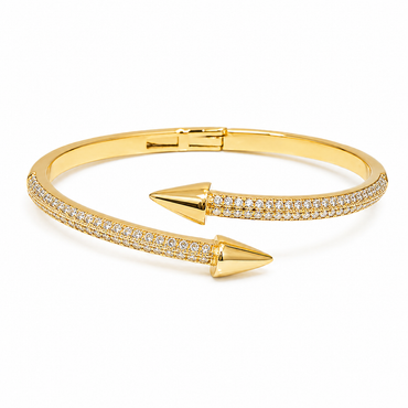 A Gold-Tone Arrow Cuff Bracelet