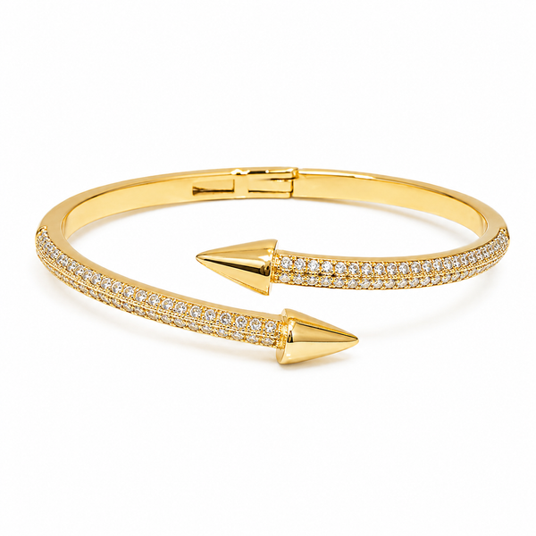 A Gold-Tone Arrow Cuff Bracelet
