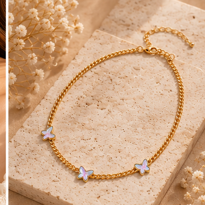 Butterflies Chain Necklace