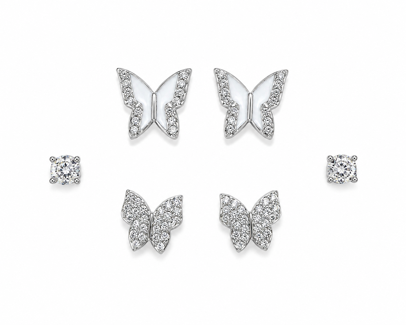 Silver 925 Earrings Studs