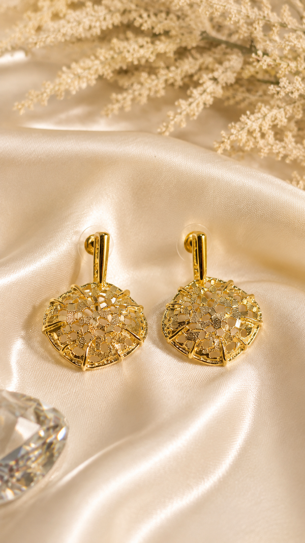 Gold-Toned Statement Earrings