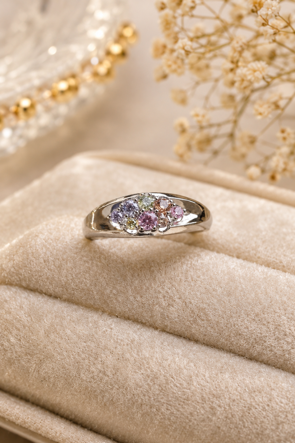 Multicolored Gemstone Ring