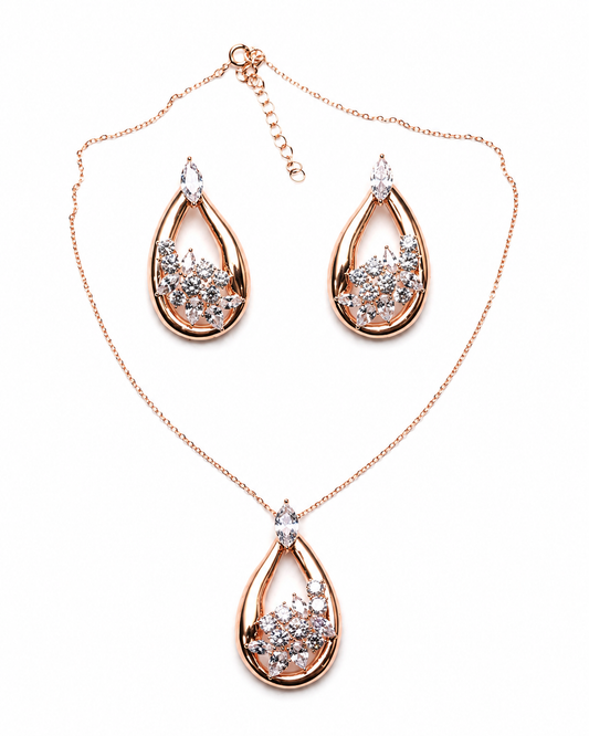 Silver 925 Heavy Pendant Set