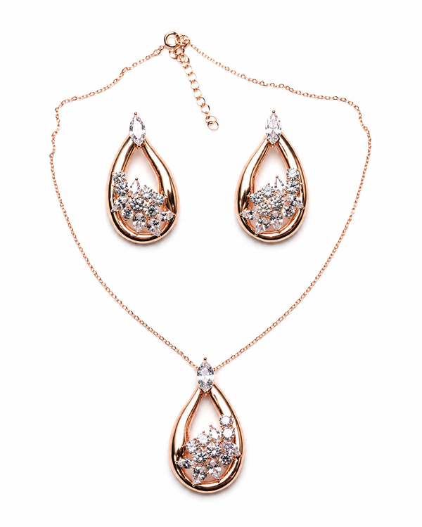 Silver 925 Heavy Pendant Set