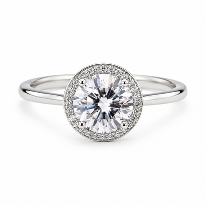 Sliver 925 Engagement Ring