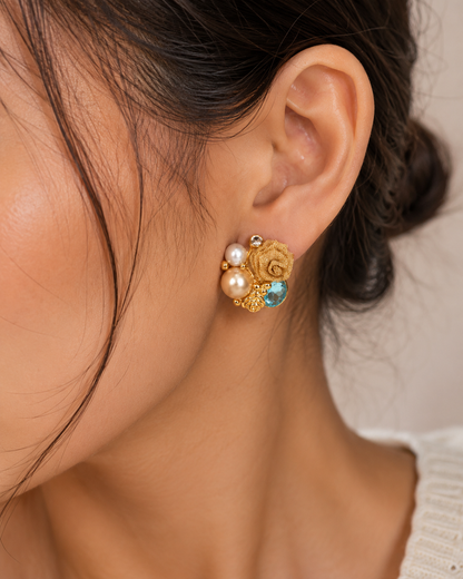 Floral Cluster Earrings
