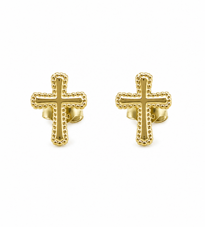 Cross Stud Earring