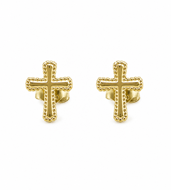 Cross Stud Earring