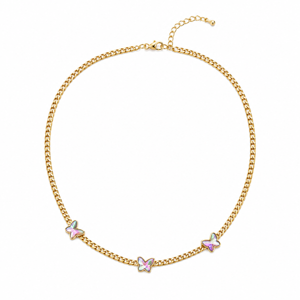 Butterflies Chain Necklace